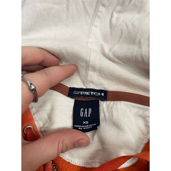Gap Womens Full zip up Hooded Stretch Casual Sweatshirt Jacket Size Extra Small - Picture 5 of 5